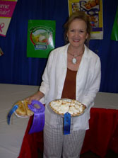 2007 TN State Fair
                    Chocolate Meringue Pie and Fried Peach Pies
                    Both were blue ribbon winners, then tied for
                    Best of Show